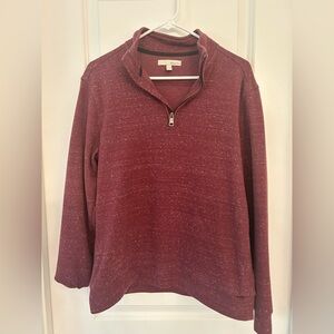 Hawker Rye Men’s 1/4 Zip Pullover Sweatshirt – Size Small